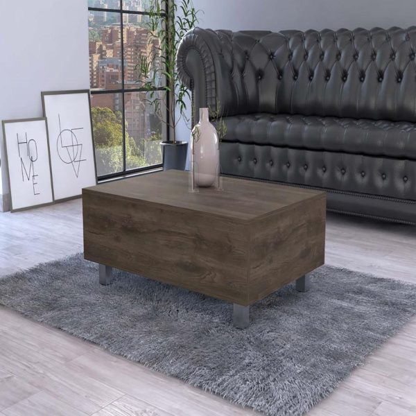 Aran Lift Top Coffee Table, Storage Compartment
