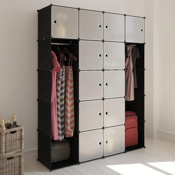Modular Cabinet with 14 Compartments 14.6"x57.5"x71", 240499